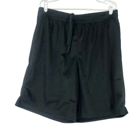 DSG POCKETLESS MESH SHORTS MENS SIZE XL PURE BLACK BASKETBALL ATHLETIC ATHLETE - Picture 1 of 8